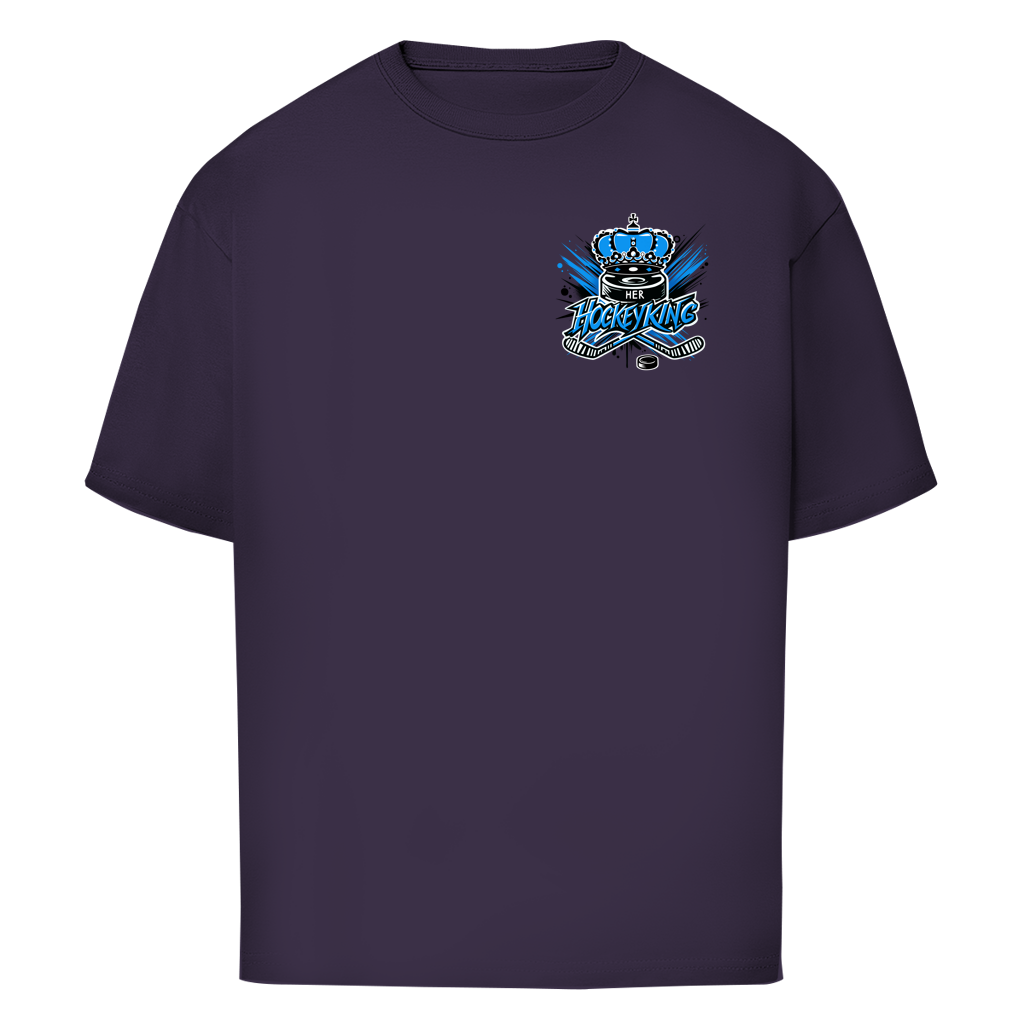 Oversize T-Shirt HER HOCKEYKING (front&back)