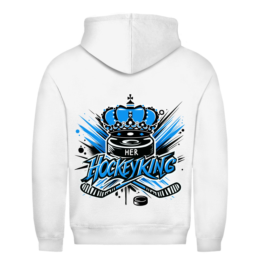 Unisex Hoodie HER HOCKEYKING (front&back)
