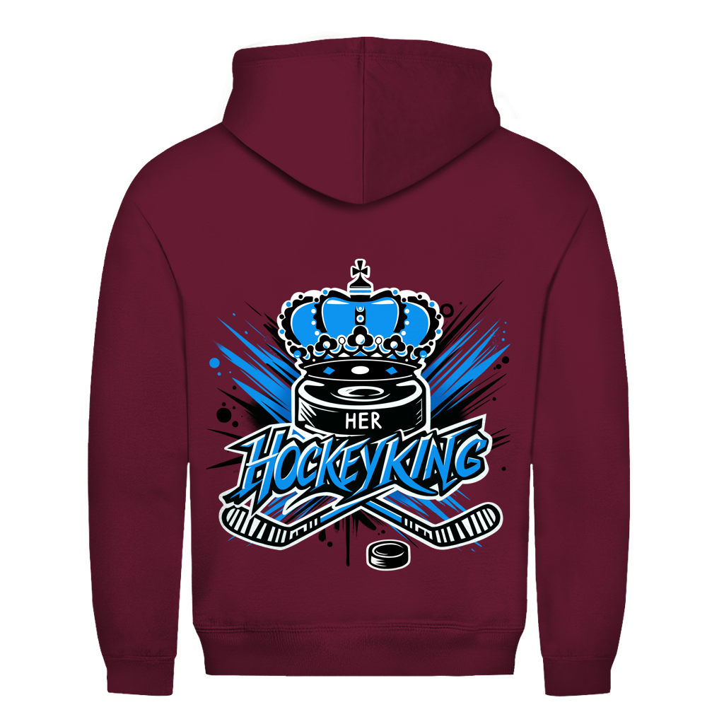 Unisex Hoodie HER HOCKEYKING (front&back)