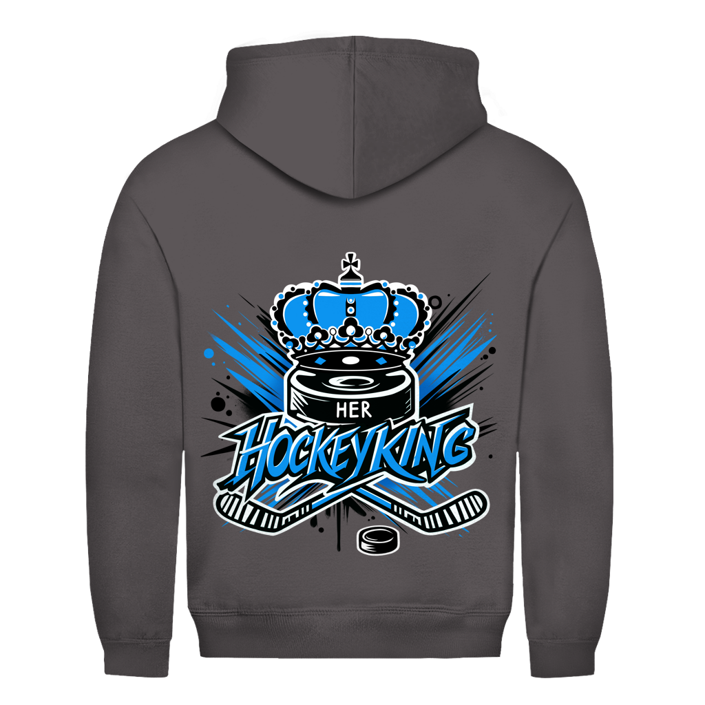Unisex Hoodie HER HOCKEYKING (front&back)