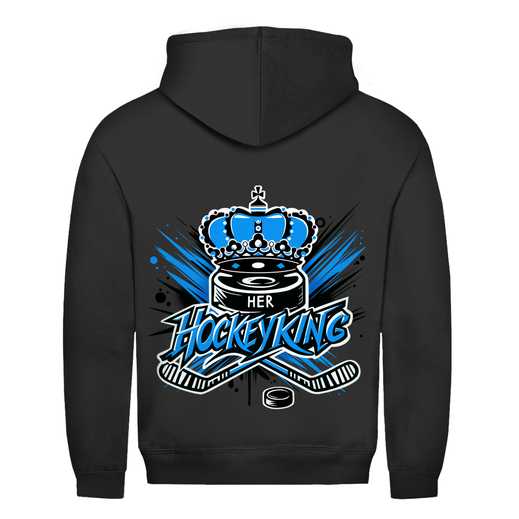 Unisex Hoodie HER HOCKEYKING (front&back)