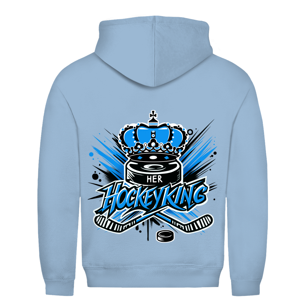 Unisex Hoodie HER HOCKEYKING (front&back)