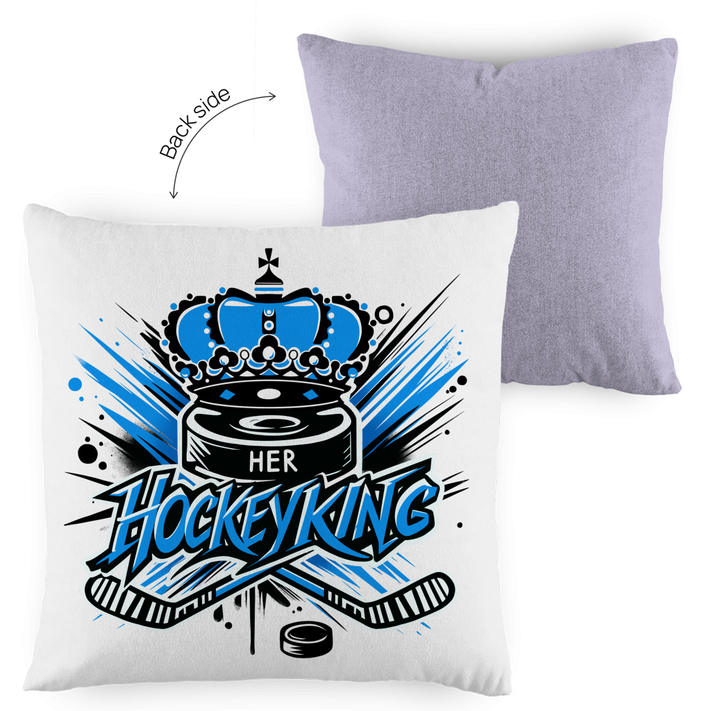 Kopfkissen zweifarbig HER HOCKEYKING