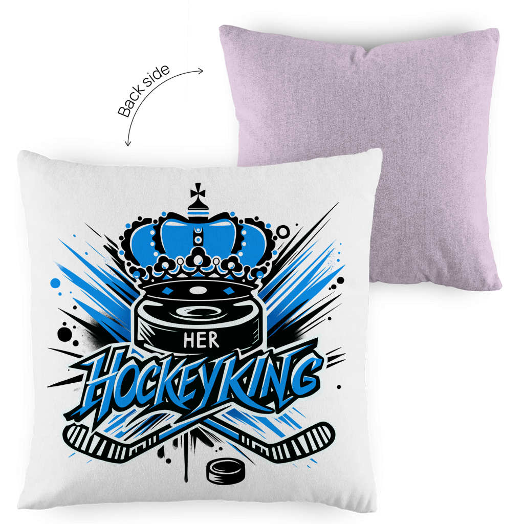 Kopfkissen zweifarbig HER HOCKEYKING