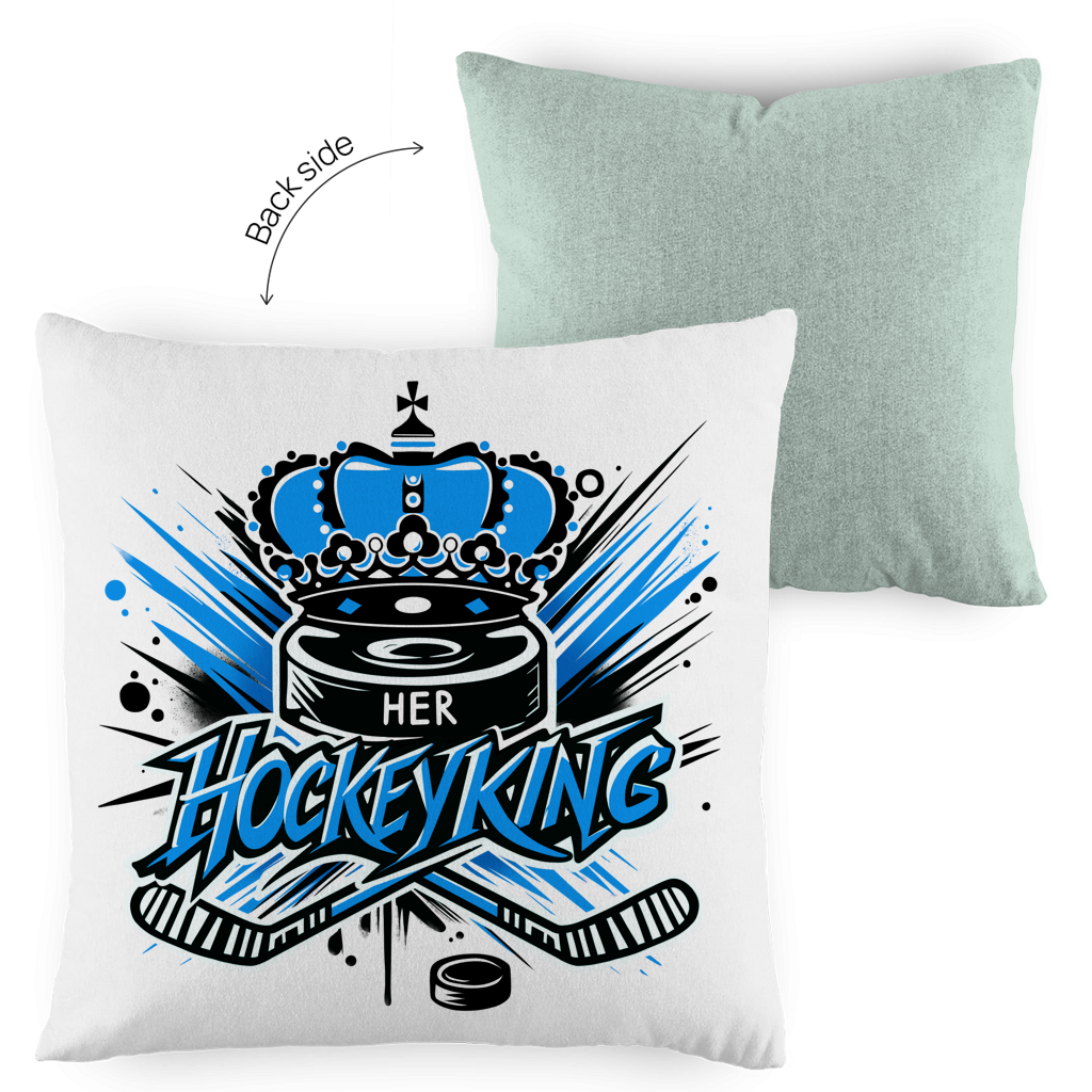 Kopfkissen zweifarbig HER HOCKEYKING