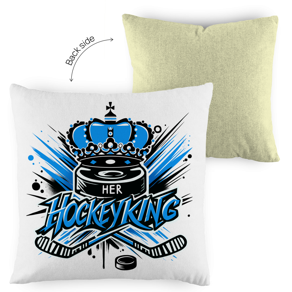 Kopfkissen zweifarbig HER HOCKEYKING