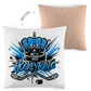 Kopfkissen zweifarbig HER HOCKEYKING