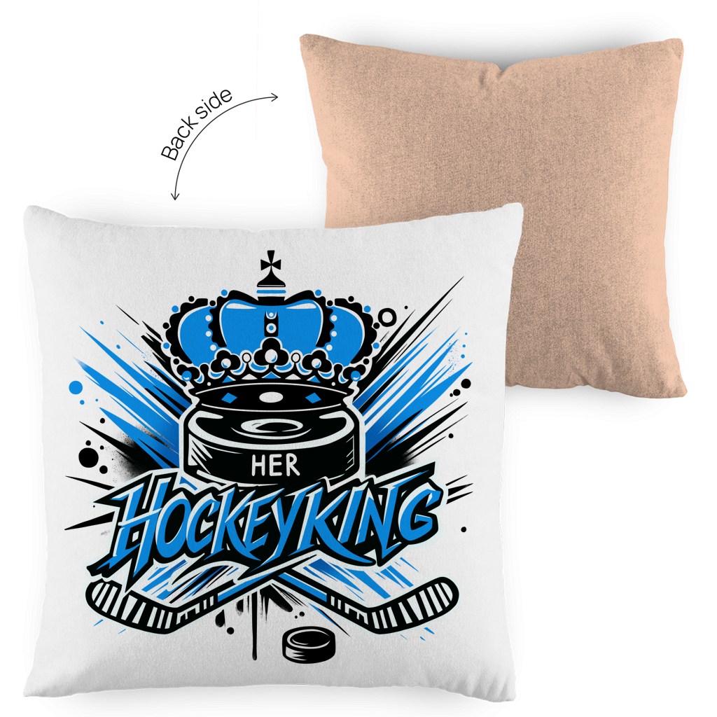 Kopfkissen zweifarbig HER HOCKEYKING