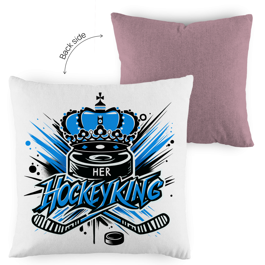 Kopfkissen zweifarbig HER HOCKEYKING
