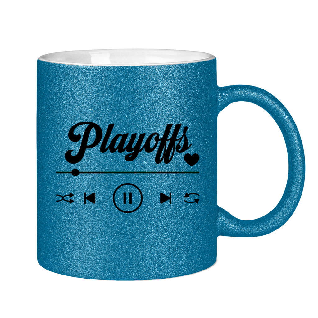Glitzertasse PLAYOFFS SOUND