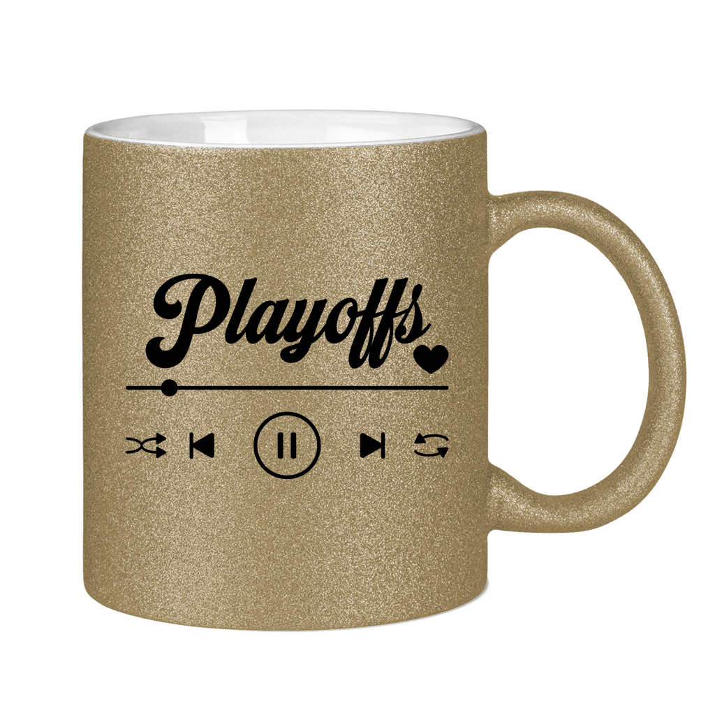 Glitzertasse PLAYOFFS SOUND