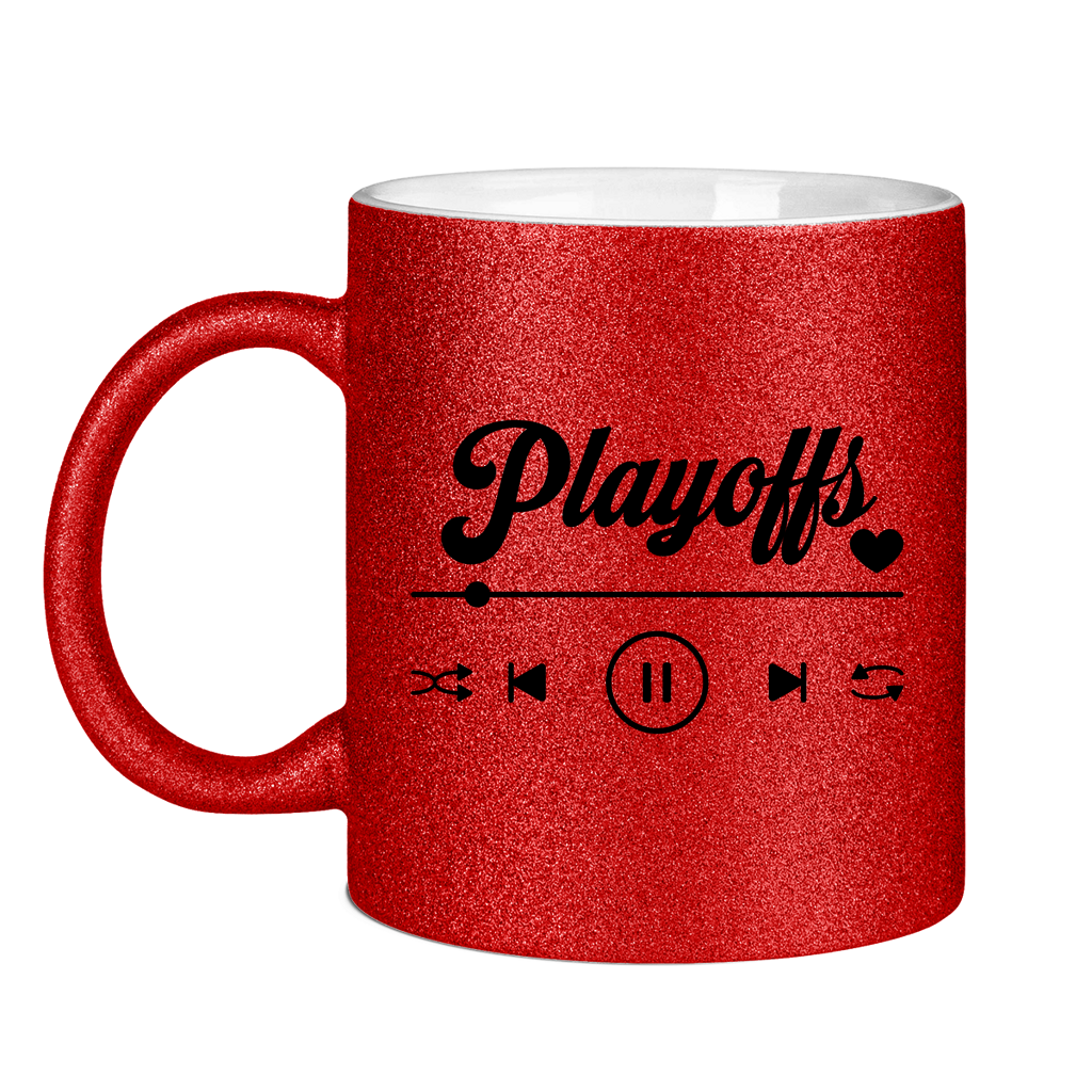 Glitzertasse PLAYOFFS SOUND