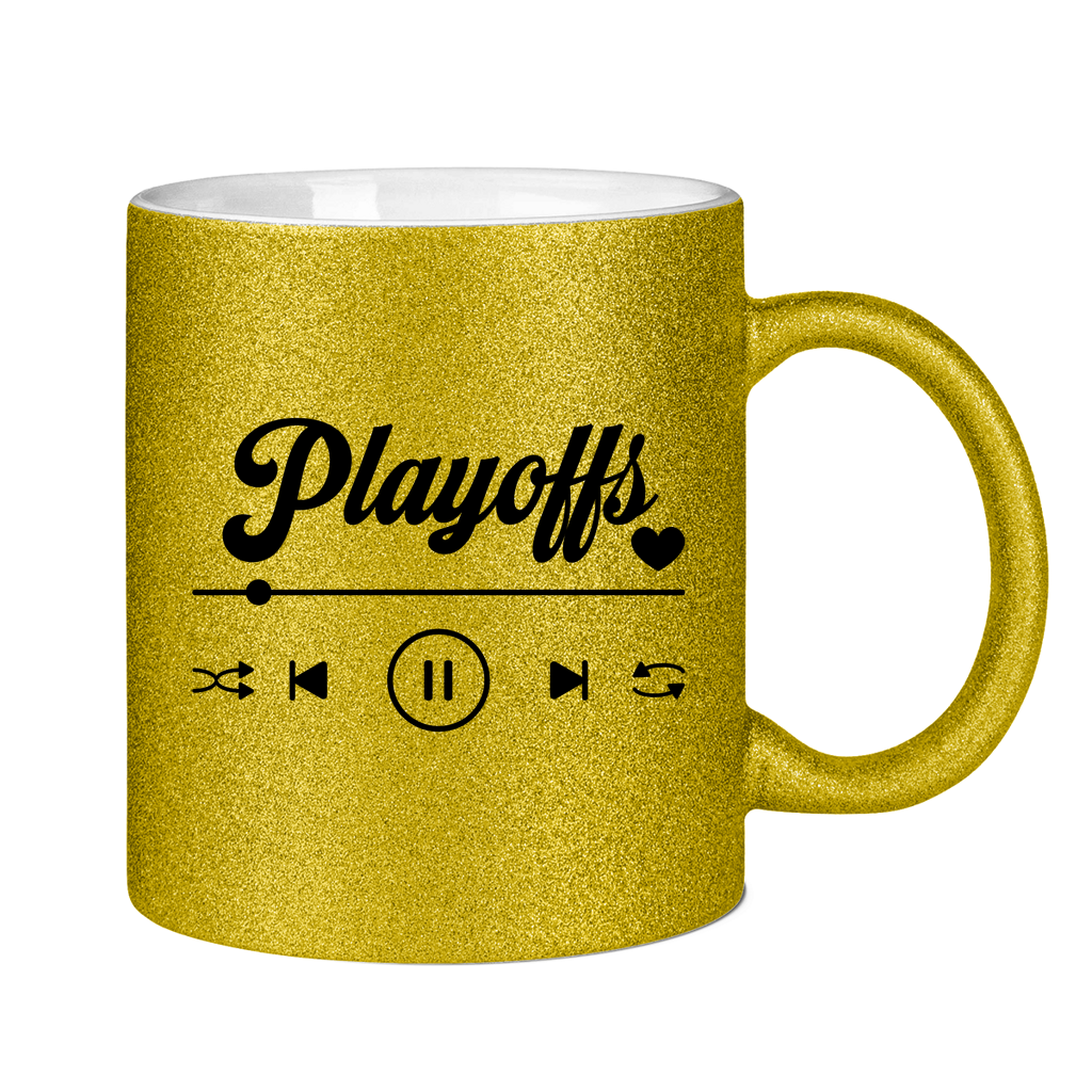 Glitzertasse PLAYOFFS SOUND