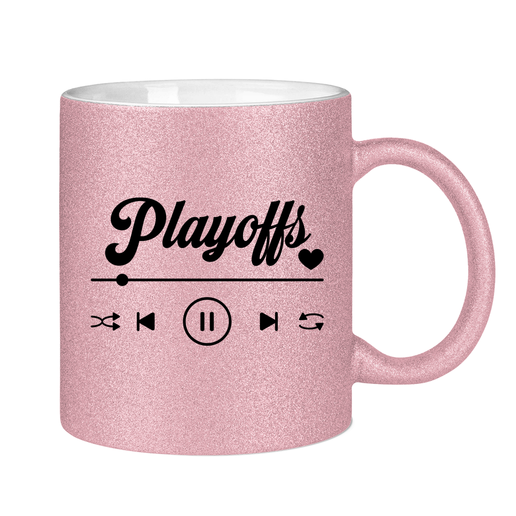 Glitzertasse PLAYOFFS SOUND