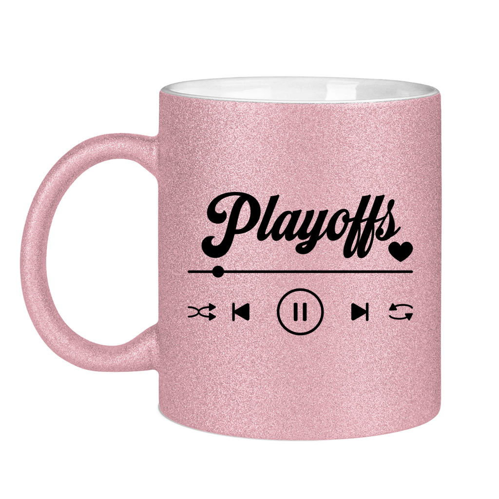 Glitzertasse PLAYOFFS SOUND