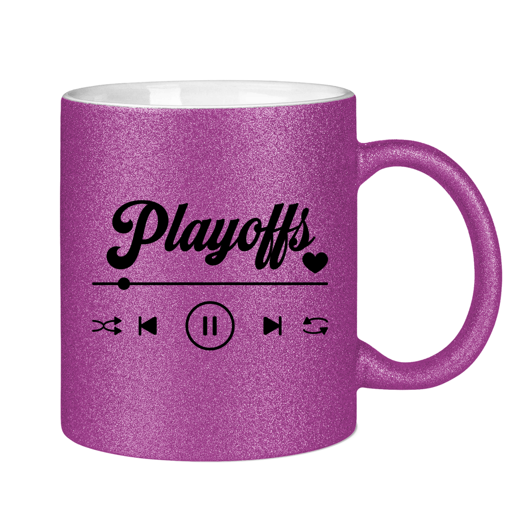 Glitzertasse PLAYOFFS SOUND