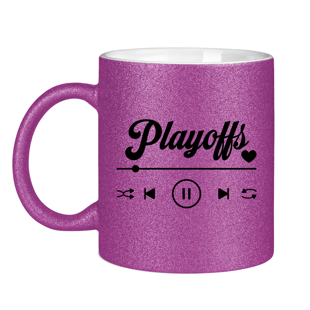 Glitzertasse PLAYOFFS SOUND