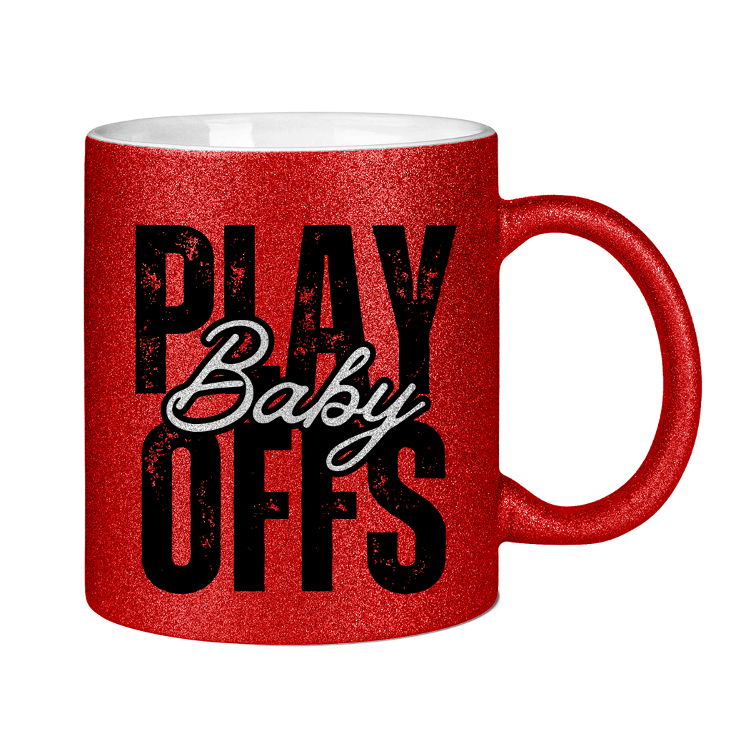 Glitzertasse PLAYOFFS BABY