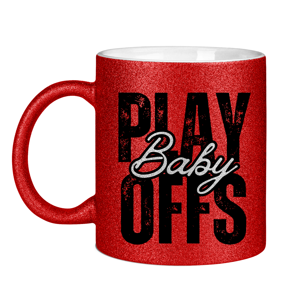 Glitzertasse PLAYOFFS BABY