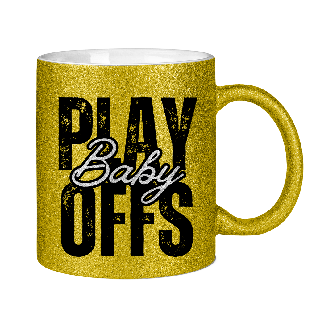 Glitzertasse PLAYOFFS BABY