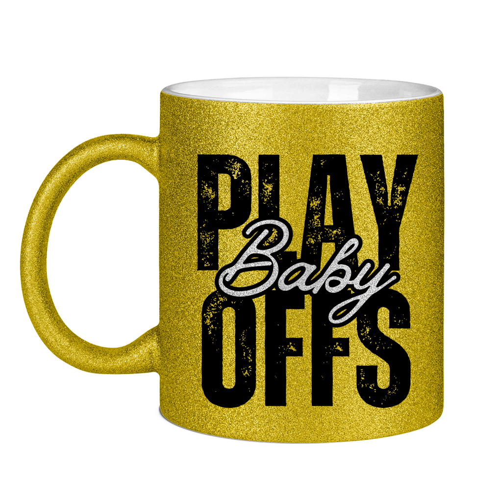 Glitzertasse PLAYOFFS BABY