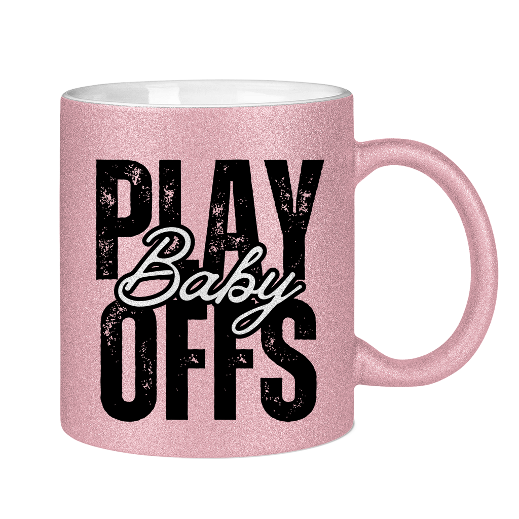 Glitzertasse PLAYOFFS BABY
