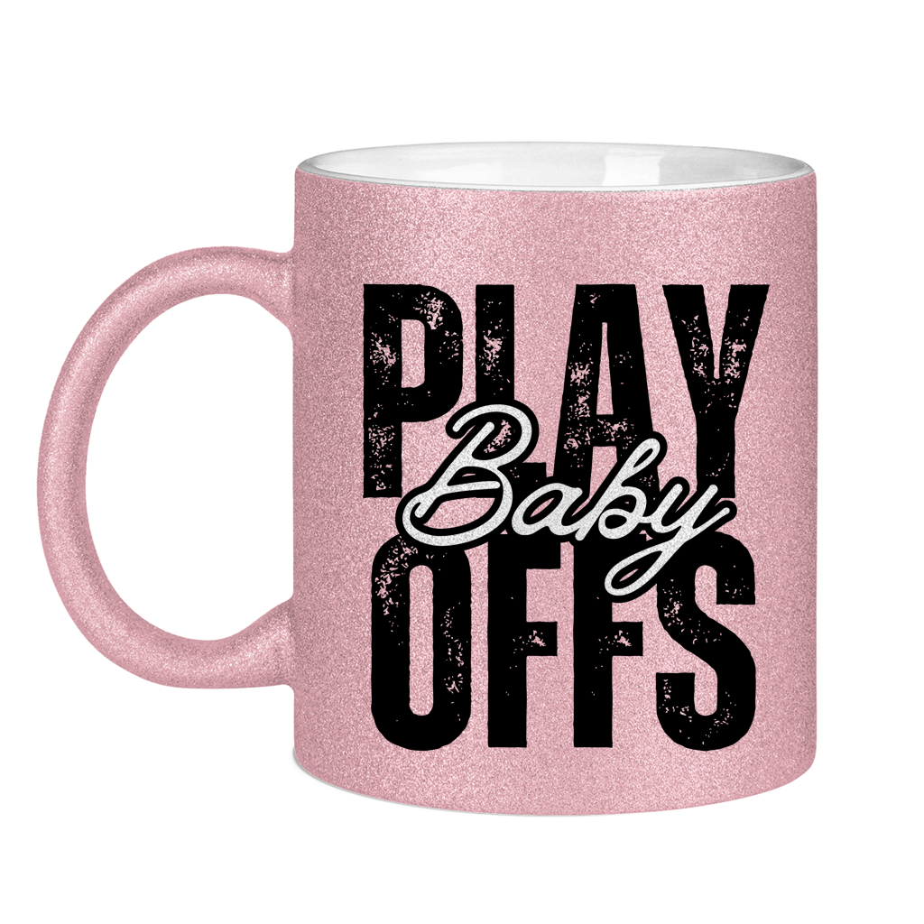 Glitzertasse PLAYOFFS BABY