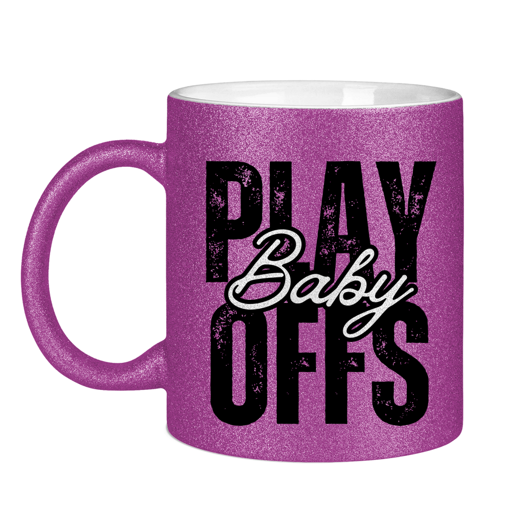 Glitzertasse PLAYOFFS BABY