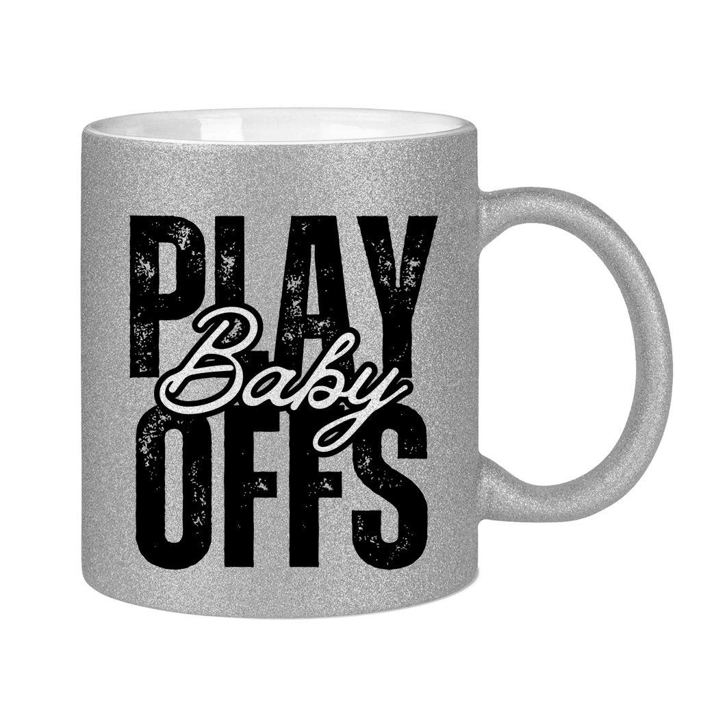 Glitzertasse PLAYOFFS BABY