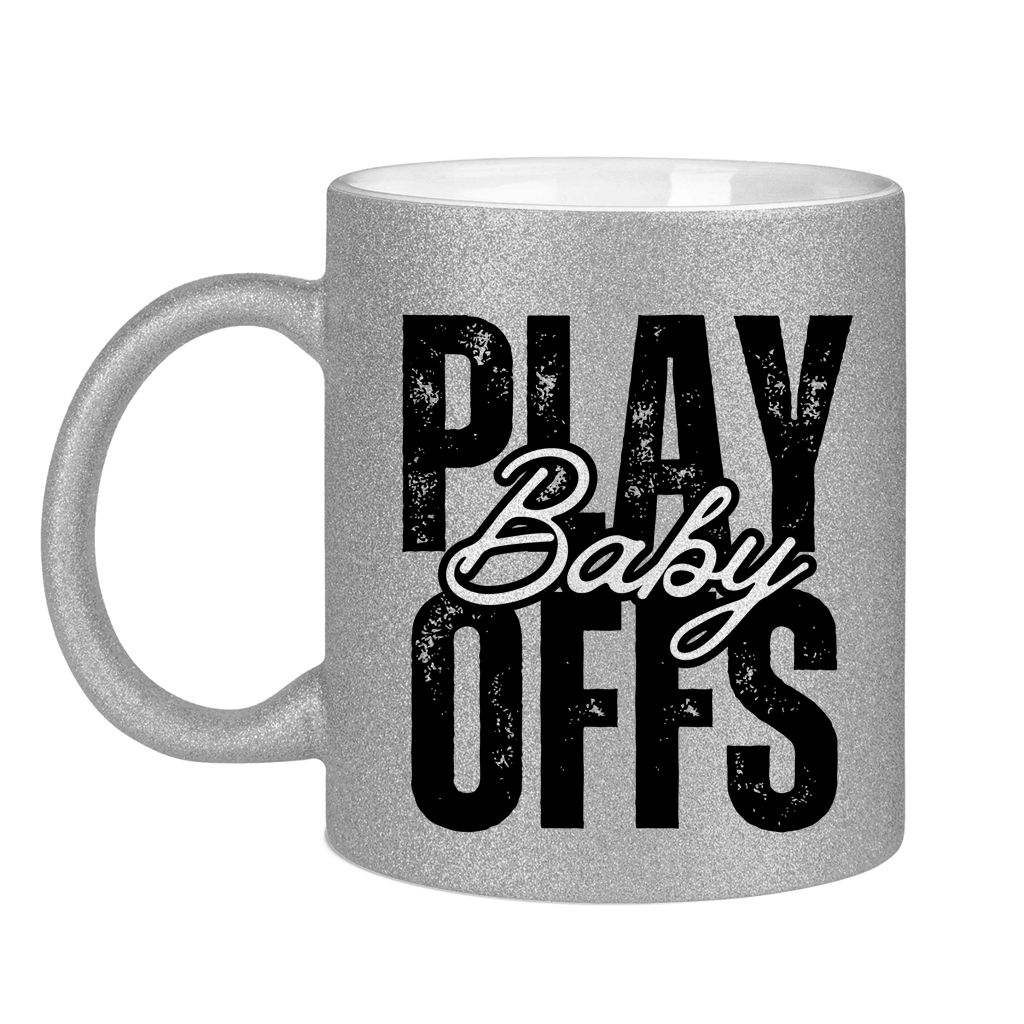 Glitzertasse PLAYOFFS BABY