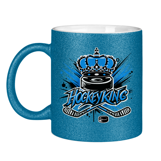 Glitzertasse HOCKEYKING