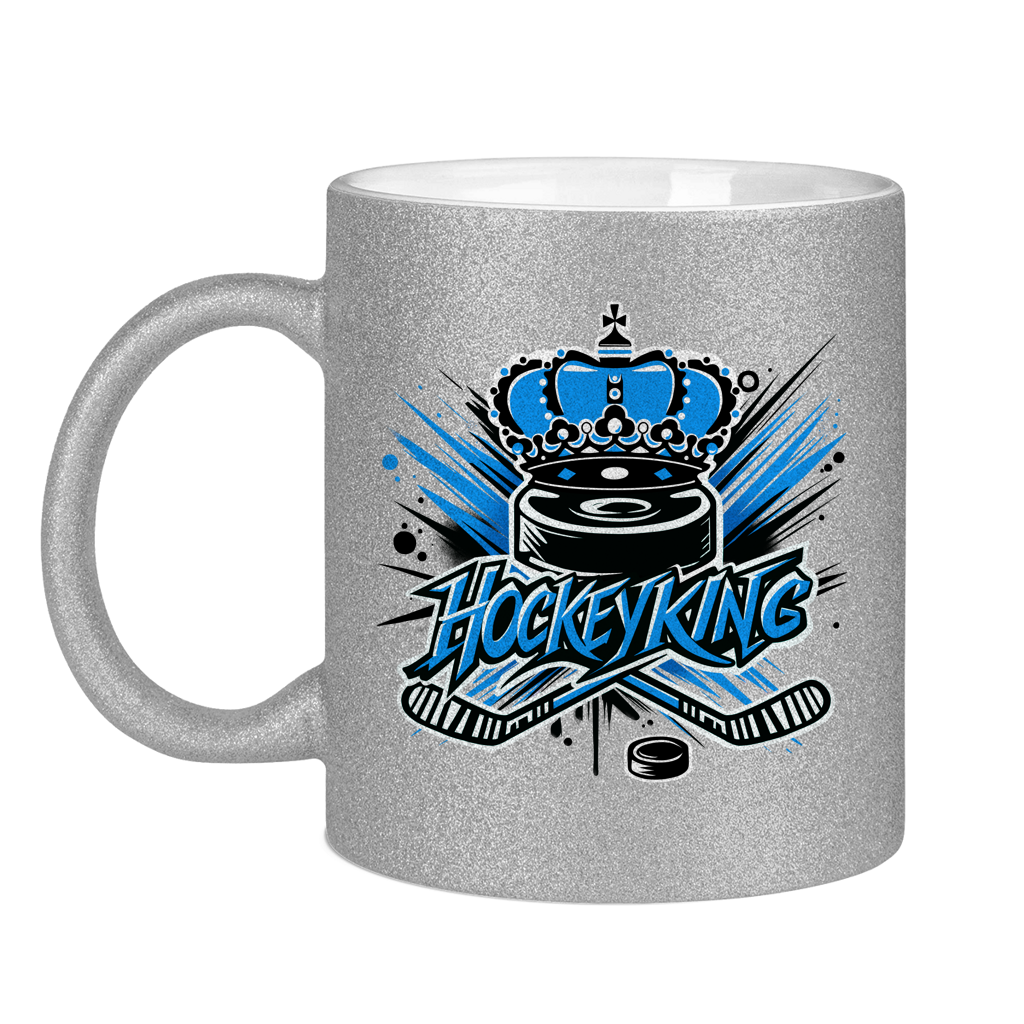 Glitzertasse HOCKEYKING