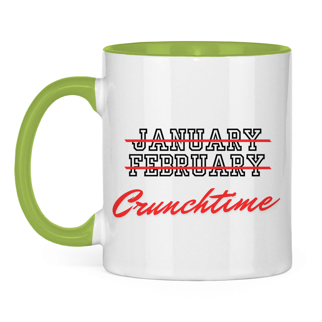 Tasse zweifarbig CRUNCHTIME