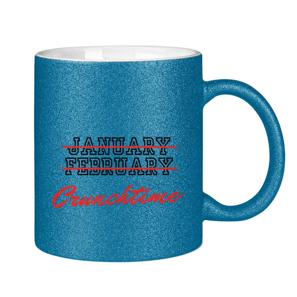 Glitzertasse CRUNCHTIME