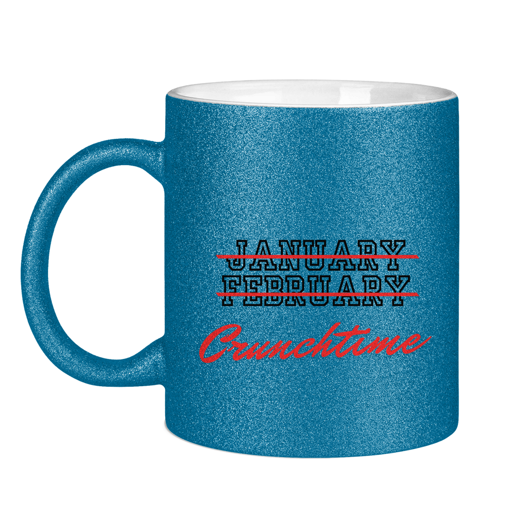 Glitzertasse CRUNCHTIME