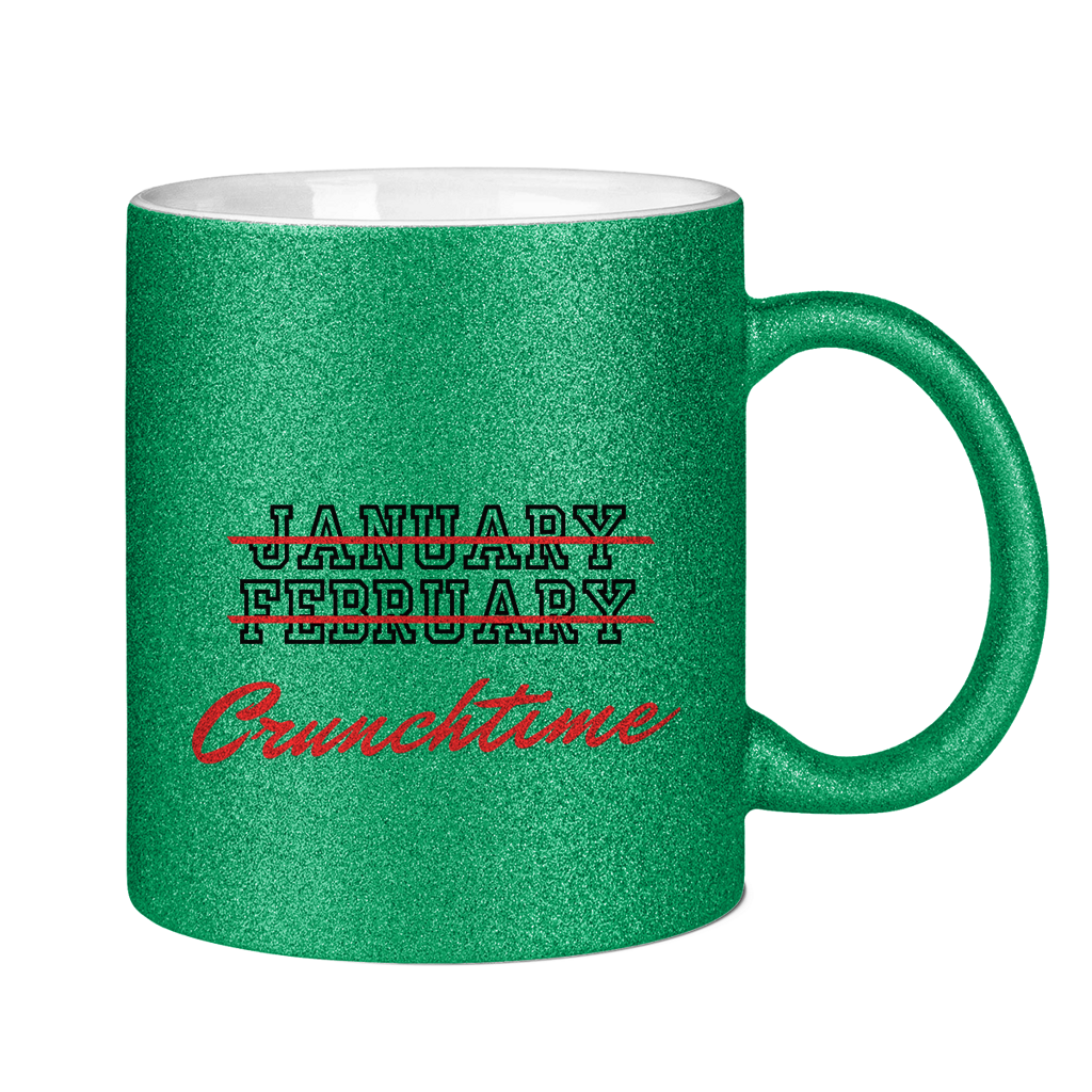 Glitzertasse CRUNCHTIME