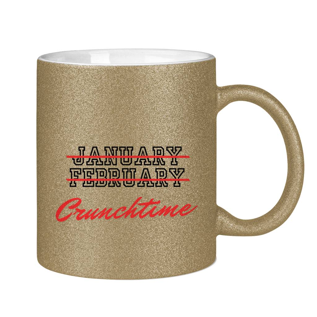 Glitzertasse CRUNCHTIME