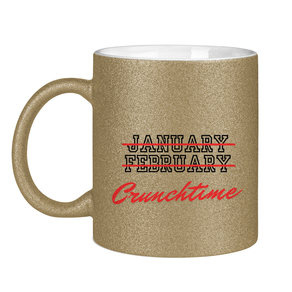 Glitzertasse CRUNCHTIME