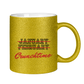 Glitzertasse CRUNCHTIME