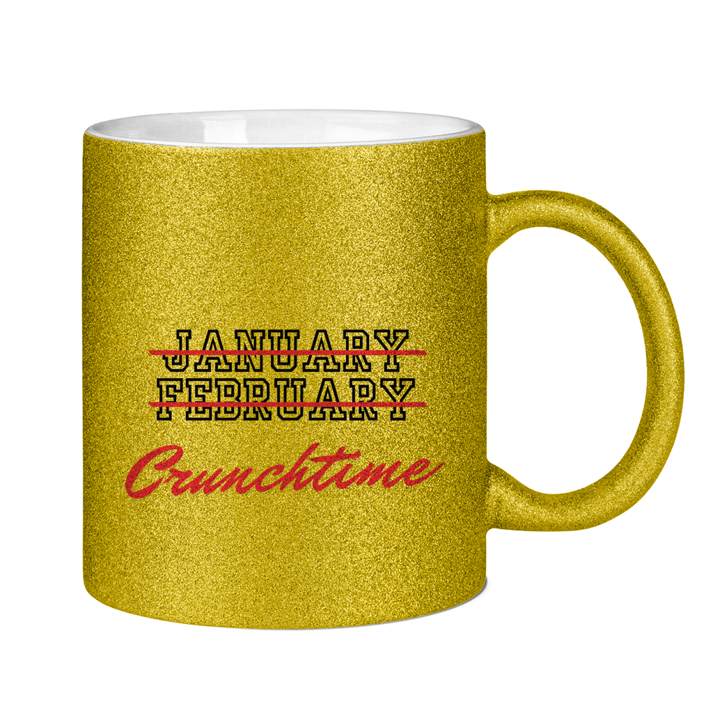 Glitzertasse CRUNCHTIME