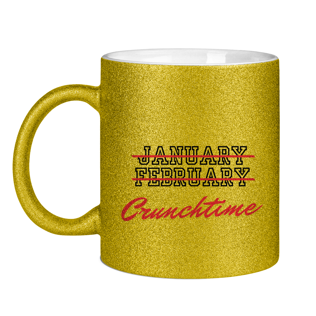 Glitzertasse CRUNCHTIME