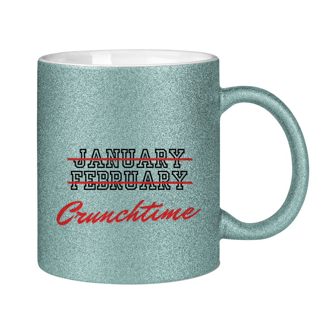 Glitzertasse CRUNCHTIME