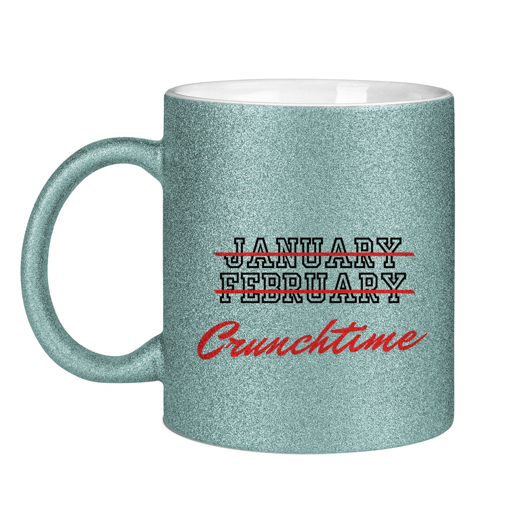 Glitzertasse CRUNCHTIME