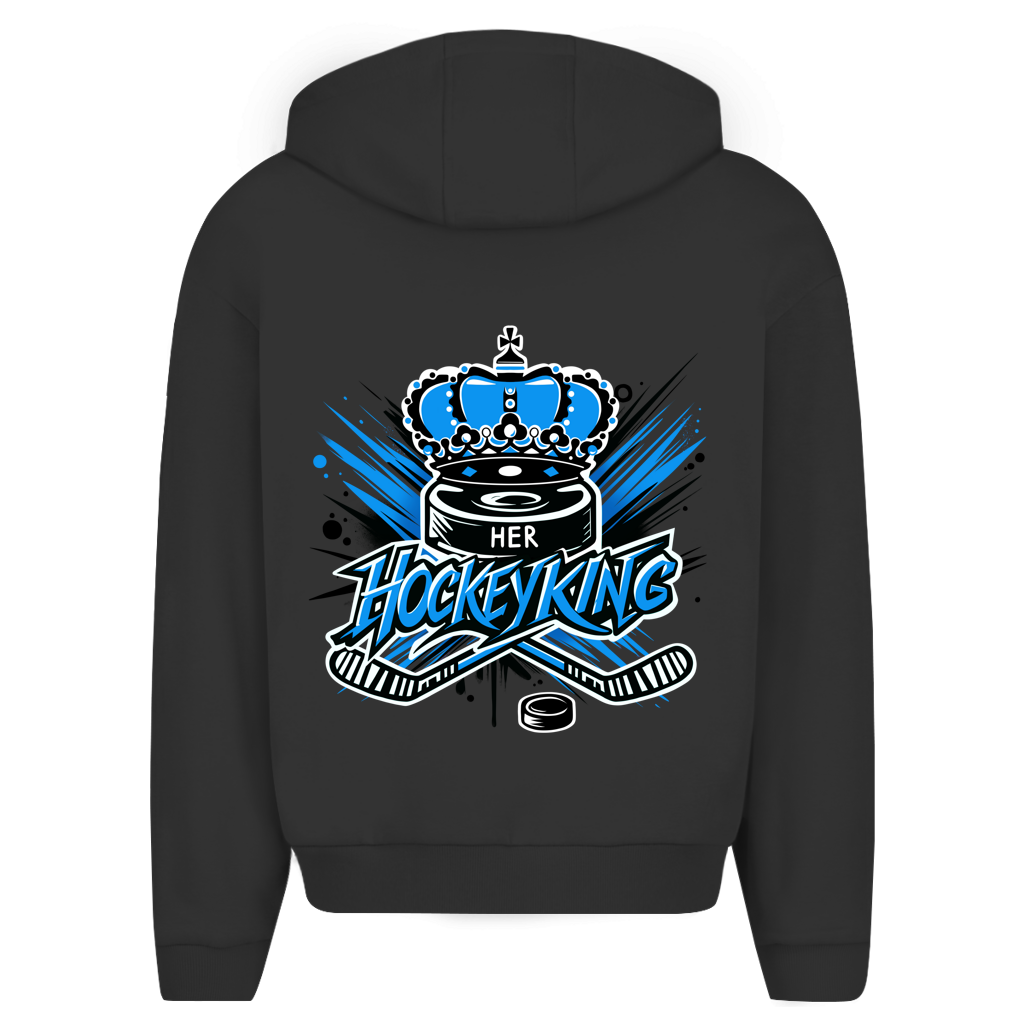 Oversize Zipper HER HOCKEYKING (front&back)