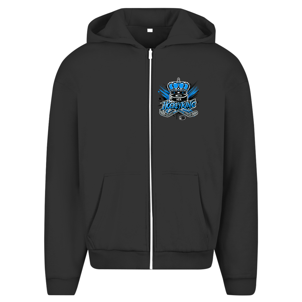 Oversize Zipper HER HOCKEYKING (front&back)