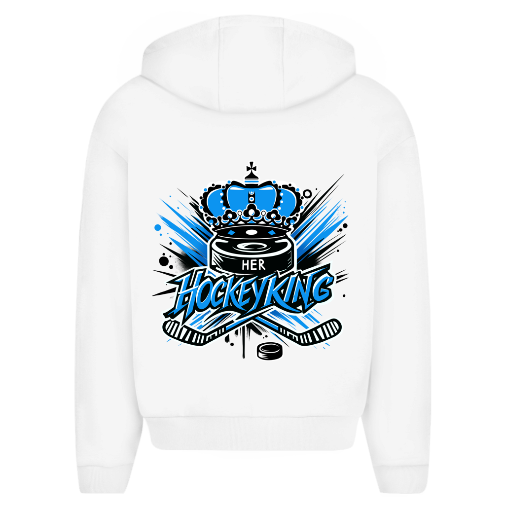 Oversize Zipper HER HOCKEYKING (front&back)