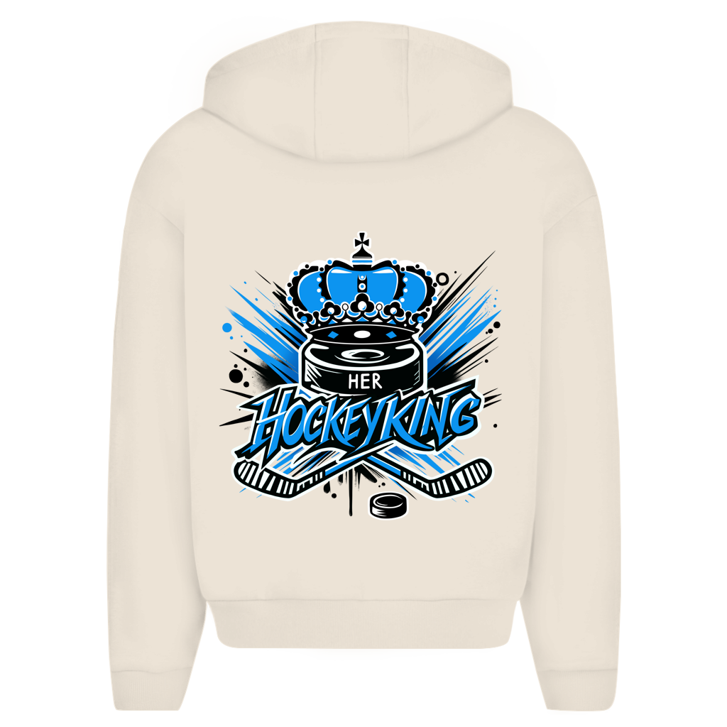 Oversize Zipper HER HOCKEYKING (front&back)