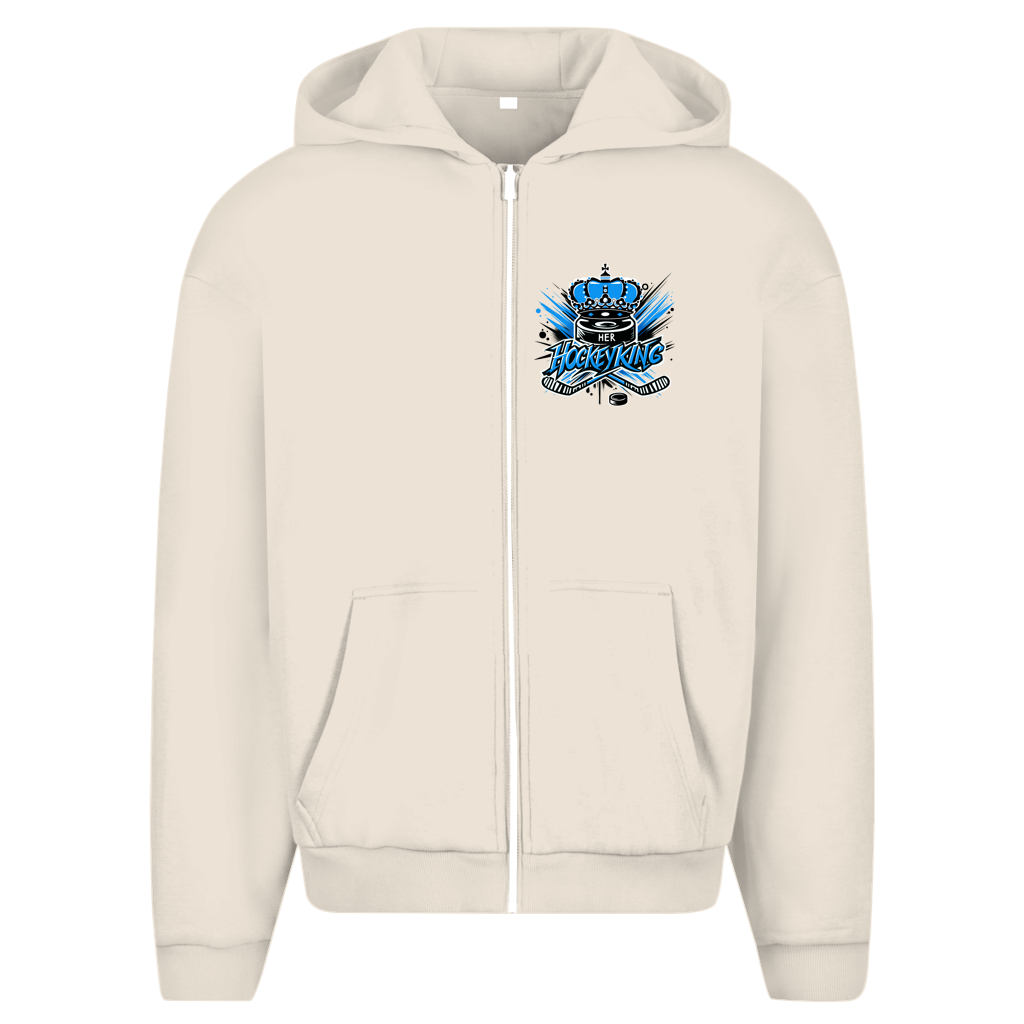 Oversize Zipper HER HOCKEYKING (front&back)