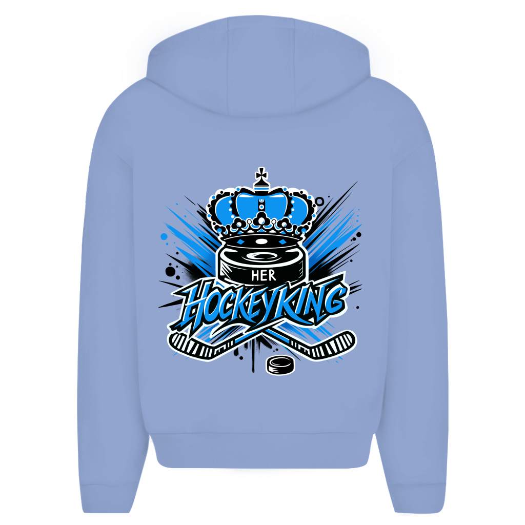 Oversize Zipper HER HOCKEYKING (front&back)
