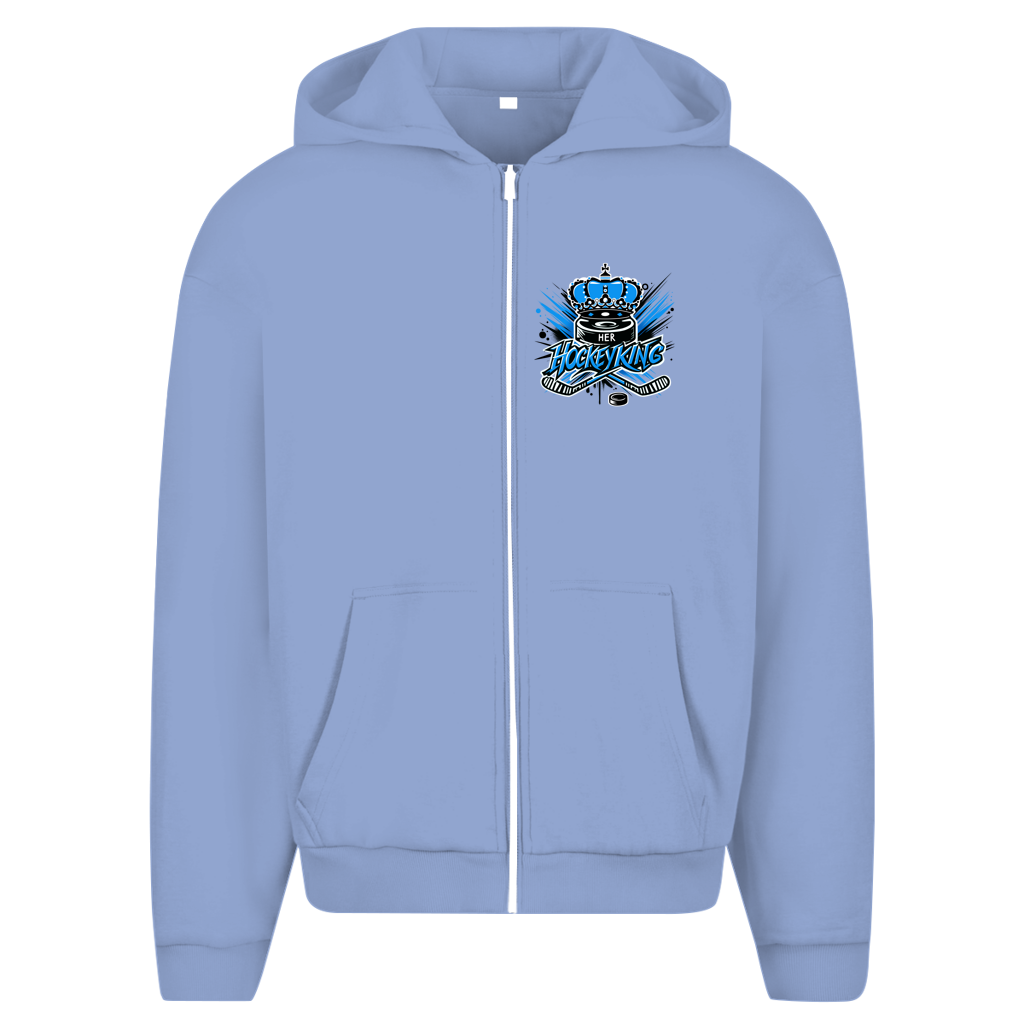 Oversize Zipper HER HOCKEYKING (front&back)